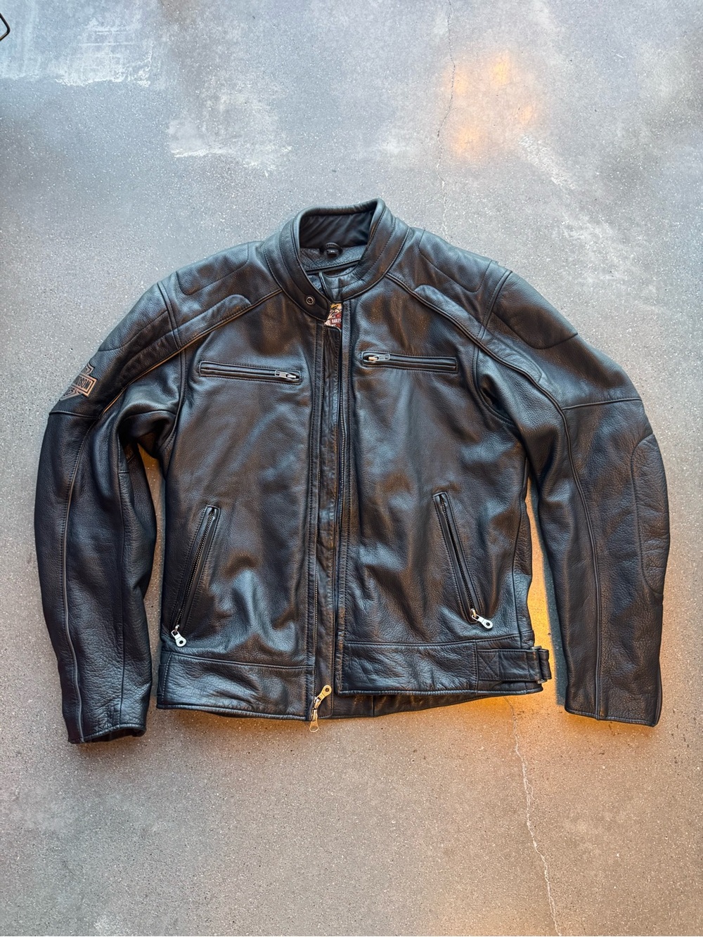 Harley-Davidson Men’s Aeration Genuine Leather Riding Jacket